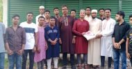 জকিগঞ্জে উদ্দীপ্ত তরুণ সংঘের সাধারণ সম্পাদকের প্রবাস যাত্রা উপলক্ষে সংবর্ধনা